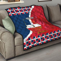 Dominican Republic 180th Years Independence Day Personalized Quilt - Wonder Print Shop