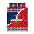 Dominican Republic 180th Years Independence Day Personalized Quilt Bed Set - Wonder Print Shop