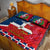 Dominican Republic 180th Years Independence Day Personalized Quilt Bed Set