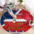 Dominican Republic 180th Years Independence Day Personalized Round Carpet