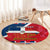 Dominican Republic 180th Years Independence Day Personalized Round Carpet