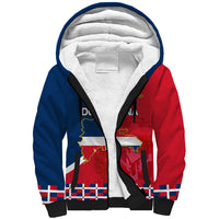 Dominican Republic 180th Years Independence Day Personalized Sherpa Hoodie - Wonder Print Shop