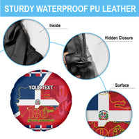 Dominican Republic 180th Years Independence Day Personalized Spare Tire Cover - Wonder Print Shop