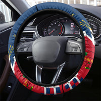Dominican Republic 180th Years Independence Day Personalized Steering Wheel Cover - Wonder Print Shop