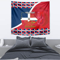 Dominican Republic 180th Years Independence Day Personalized Tapestry - Wonder Print Shop
