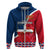 Dominican Republic 180th Years Independence Day Personalized Zip Hoodie - Wonder Print Shop
