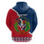 Dominican Republic 180th Years Independence Day Personalized Zip Hoodie - Wonder Print Shop