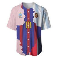 Custom Argentina and Spain Baseball Jersey Special Vintage Match Team Edition