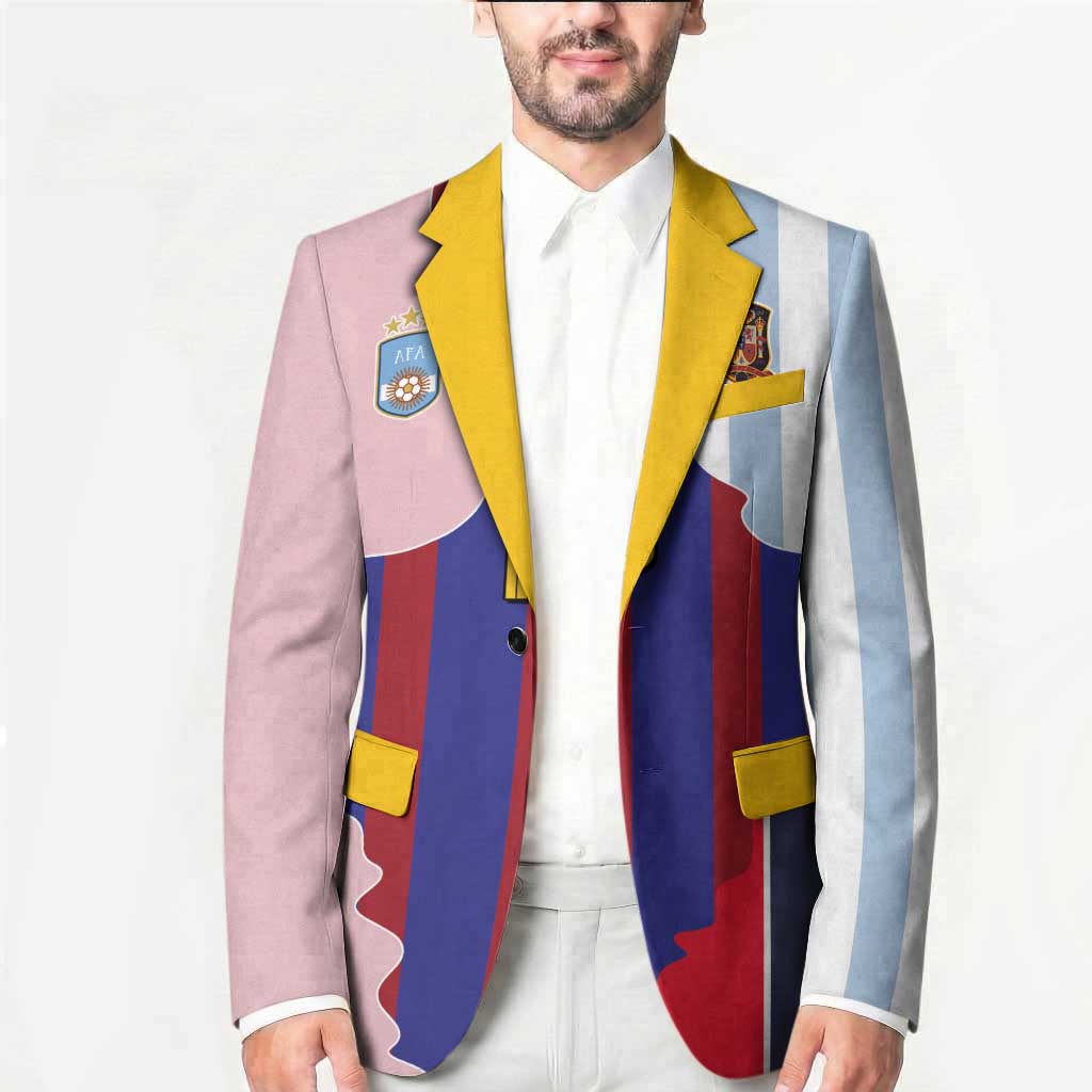 Custom Argentina and Spain Blazer Special Vintage Match Team Edition