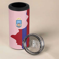 Custom Argentina and Spain 4 in 1 Can Cooler Tumbler Special Vintage Match Team Edition