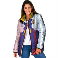 Custom Argentina and Spain Padded Jacket Special Vintage Match Team Edition