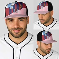 Custom Argentina and Spain Baseball Net Cap Trio Special Vintage Edition