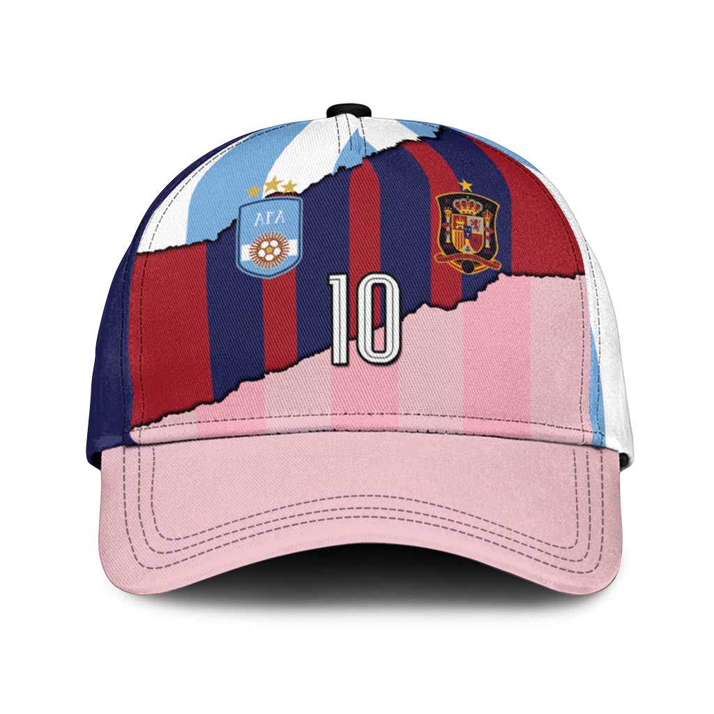 Custom Argentina and Spain Classic Cap Trio Special Vintage Edition