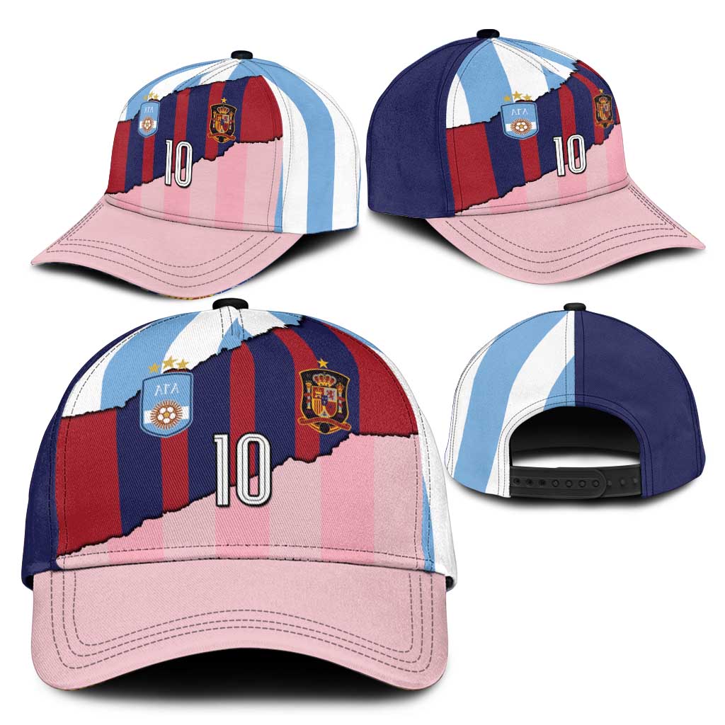 Custom Argentina and Spain Classic Cap Trio Special Vintage Edition