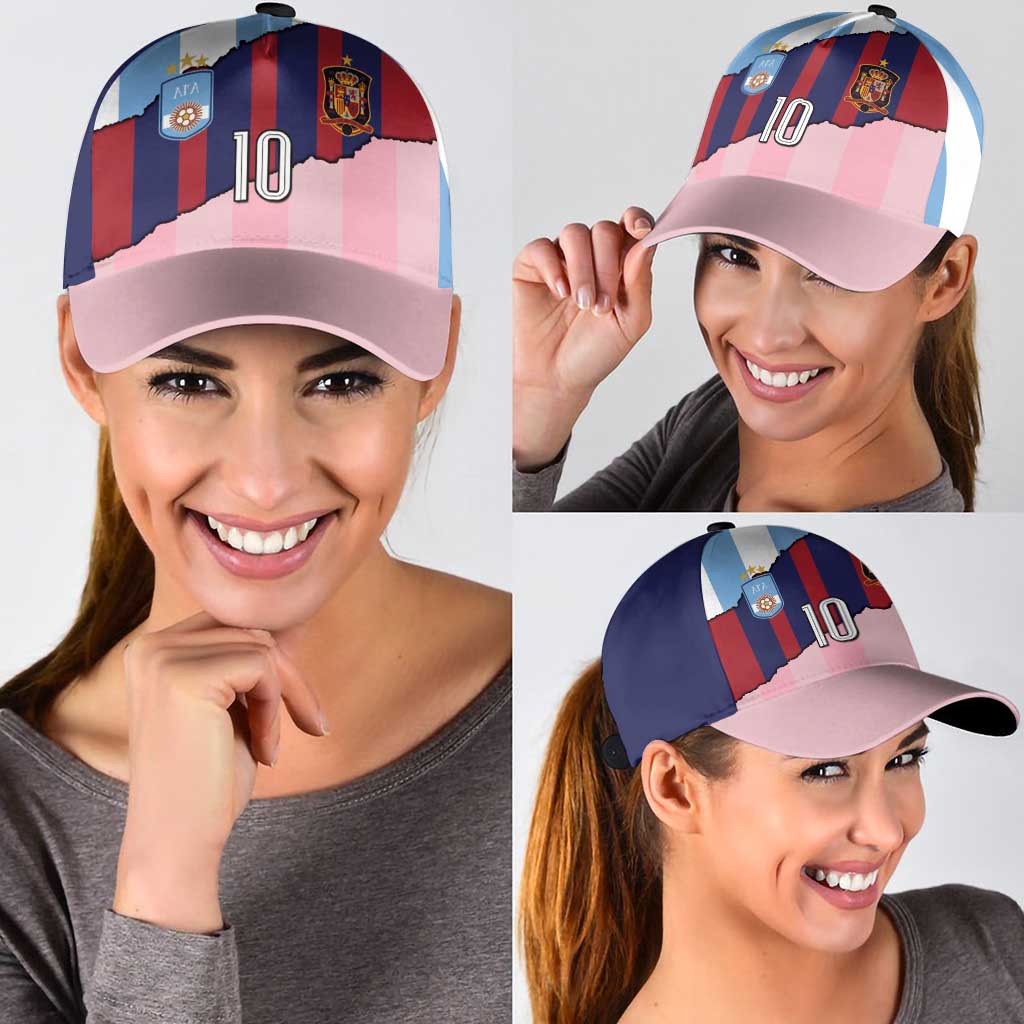 Custom Argentina and Spain Classic Cap Trio Special Vintage Edition