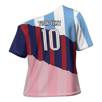 Custom Argentina and Spain Cross Shoulder Shirt Trio Special Vintage Edition