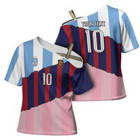 Custom Argentina and Spain Cross Shoulder Shirt Trio Special Vintage Edition