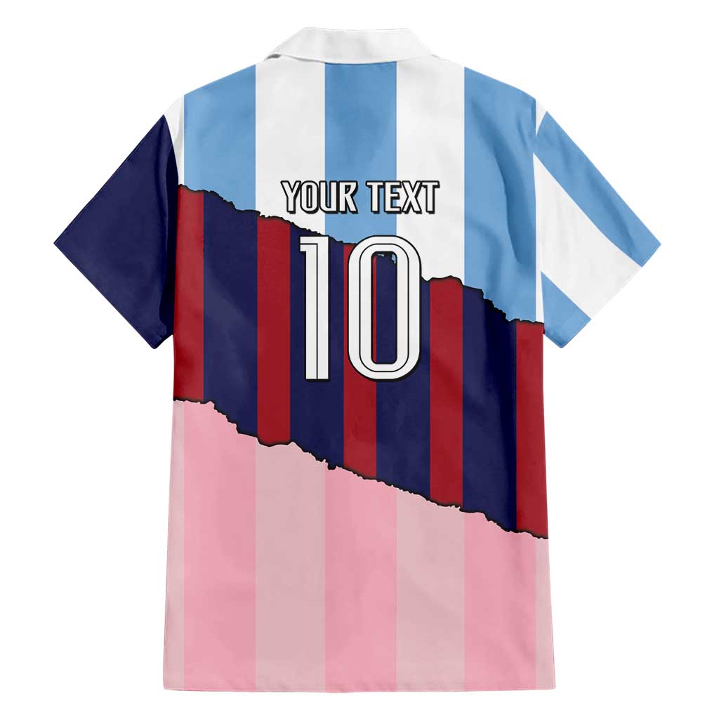 Custom Argentina and Spain Hawaiian Shirt Trio Special Vintage Edition