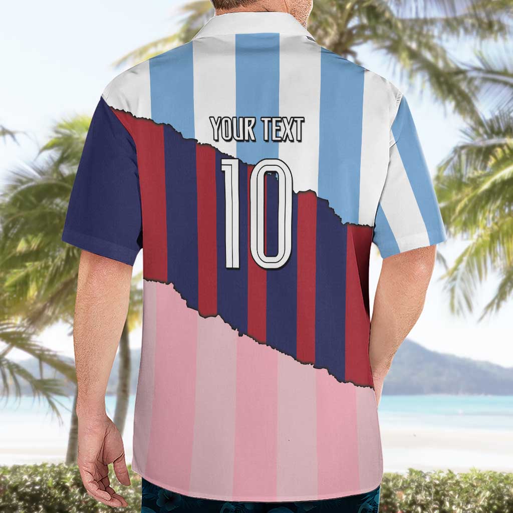 Custom Argentina and Spain Hawaiian Shirt Trio Special Vintage Edition