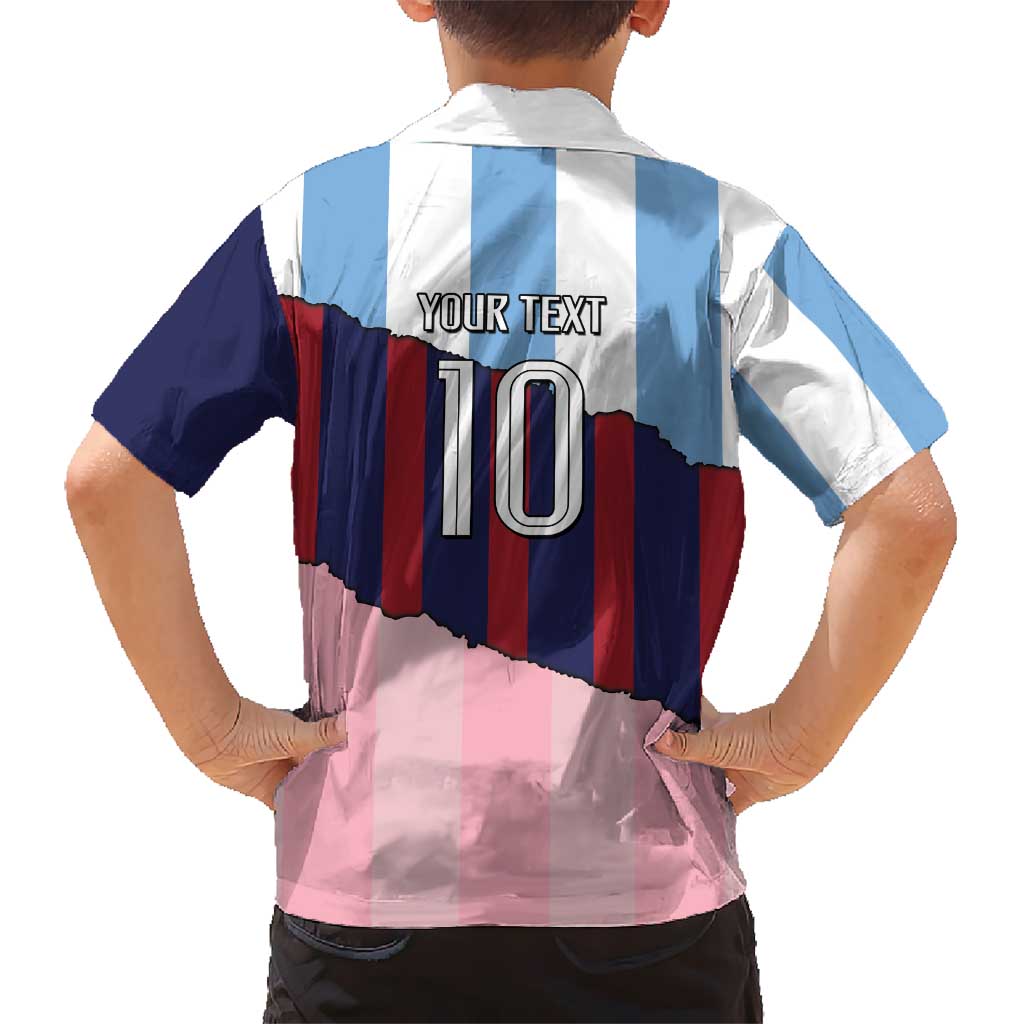 Custom Argentina and Spain Hawaiian Shirt Trio Special Vintage Edition