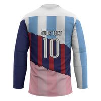 Custom Argentina and Spain Hockey Jersey Trio Special Vintage Edition