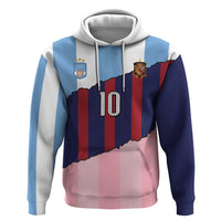 Custom Argentina and Spain Hoodie Trio Special Vintage Edition