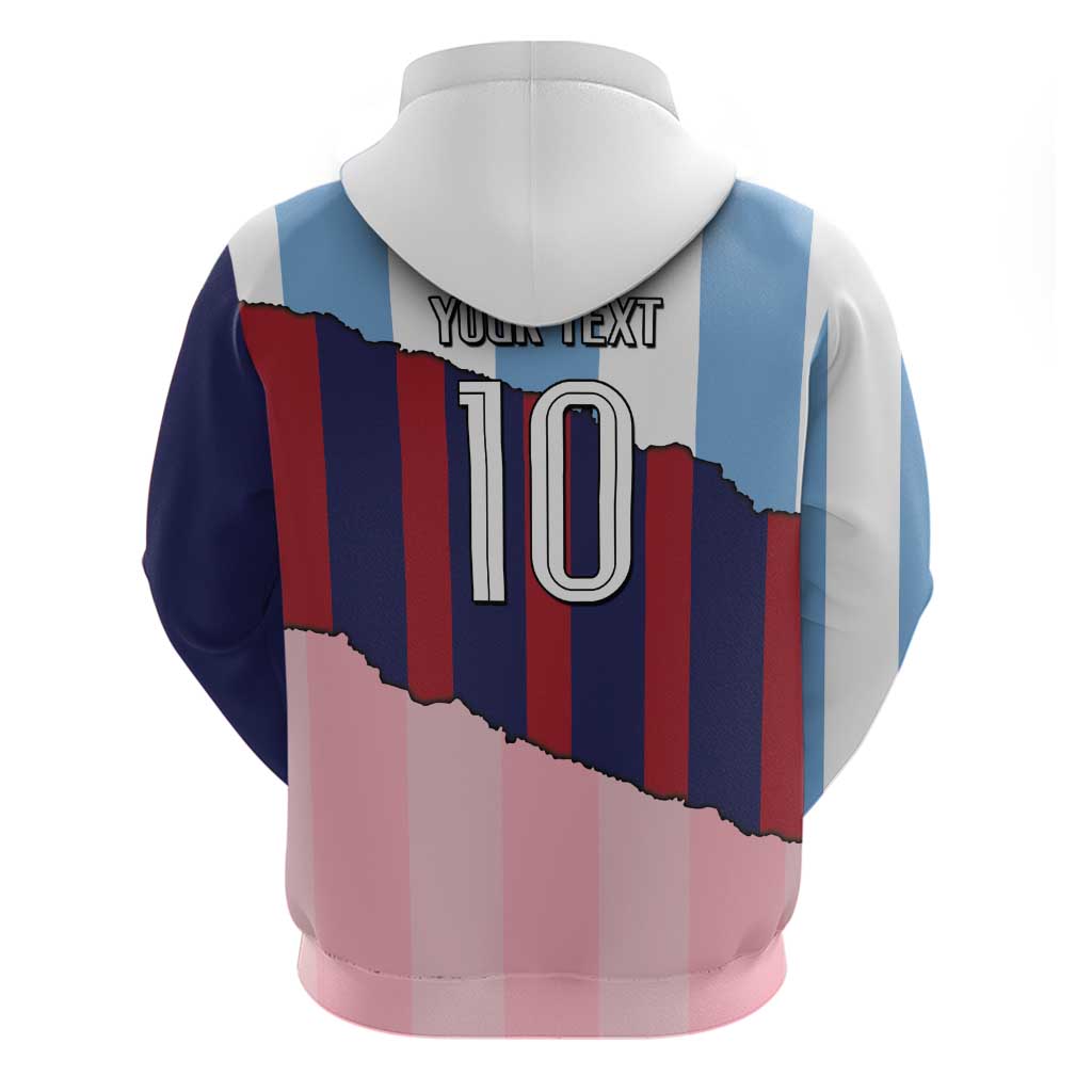Custom Argentina and Spain Hoodie Trio Special Vintage Edition