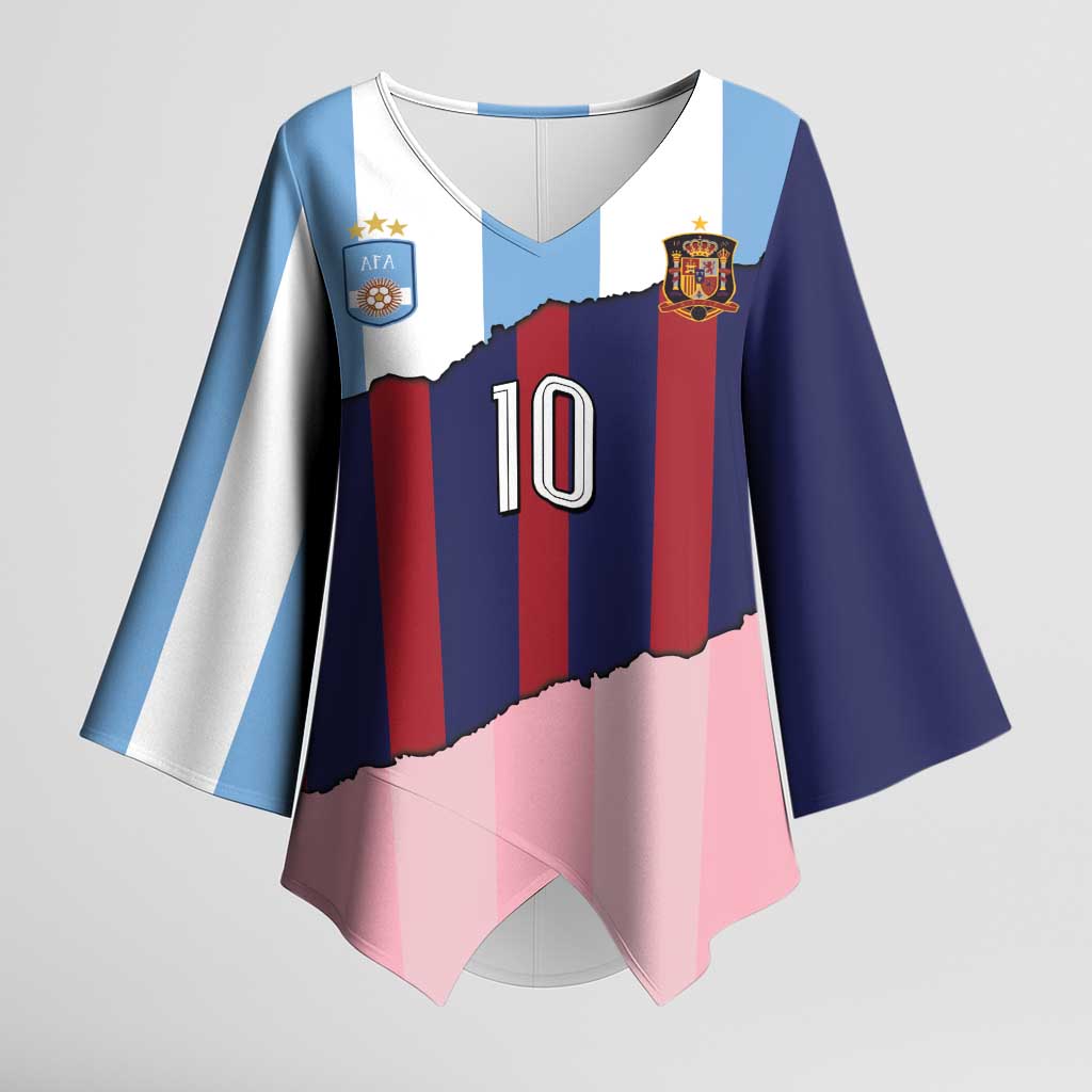 Custom Argentina and Spain Kimono Sleeve Blouse Trio Special Vintage Edition
