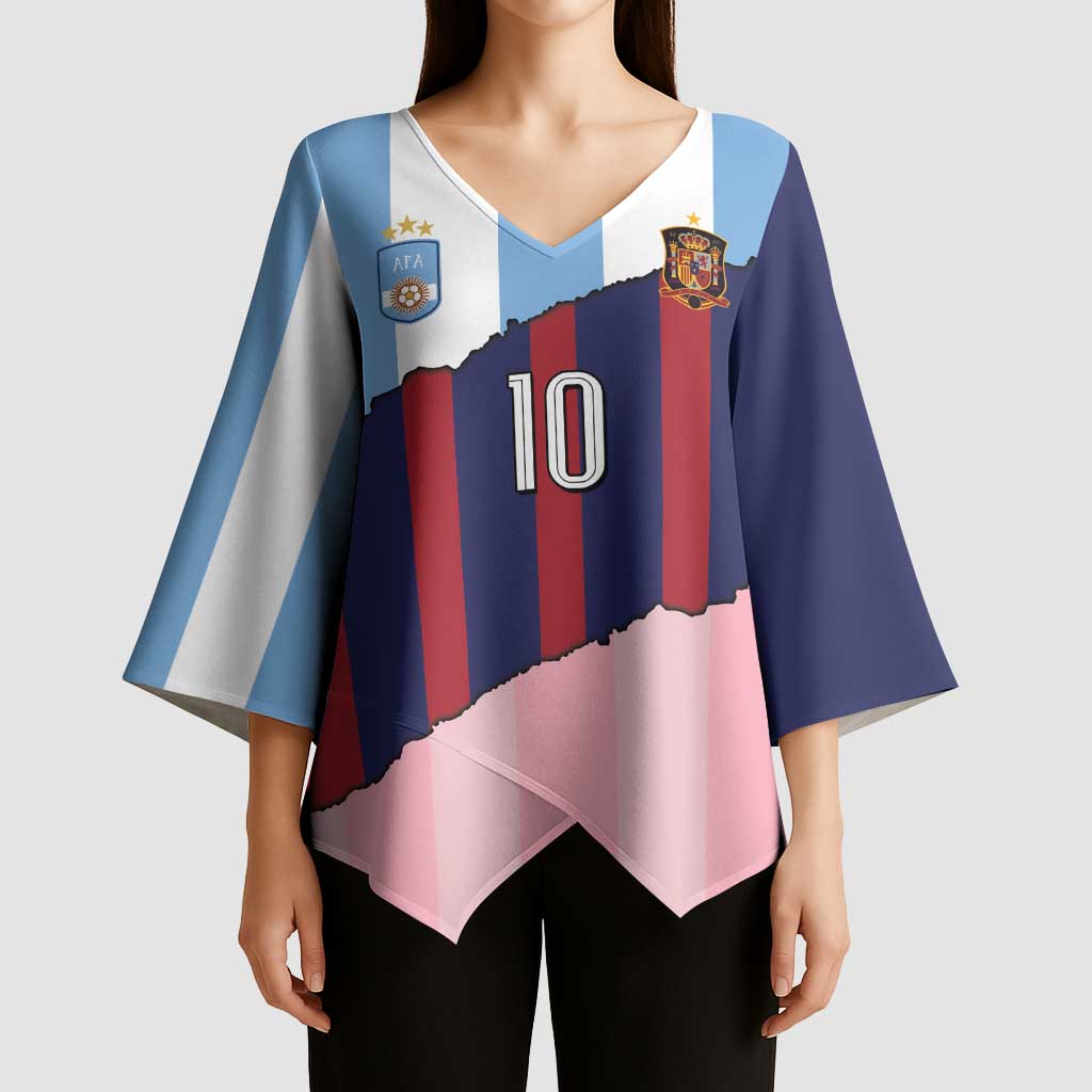 Custom Argentina and Spain Kimono Sleeve Blouse Trio Special Vintage Edition