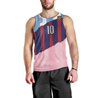 Custom Argentina and Spain Men Tank Top Trio Special Vintage Edition