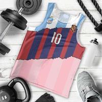 Custom Argentina and Spain Men Tank Top Trio Special Vintage Edition
