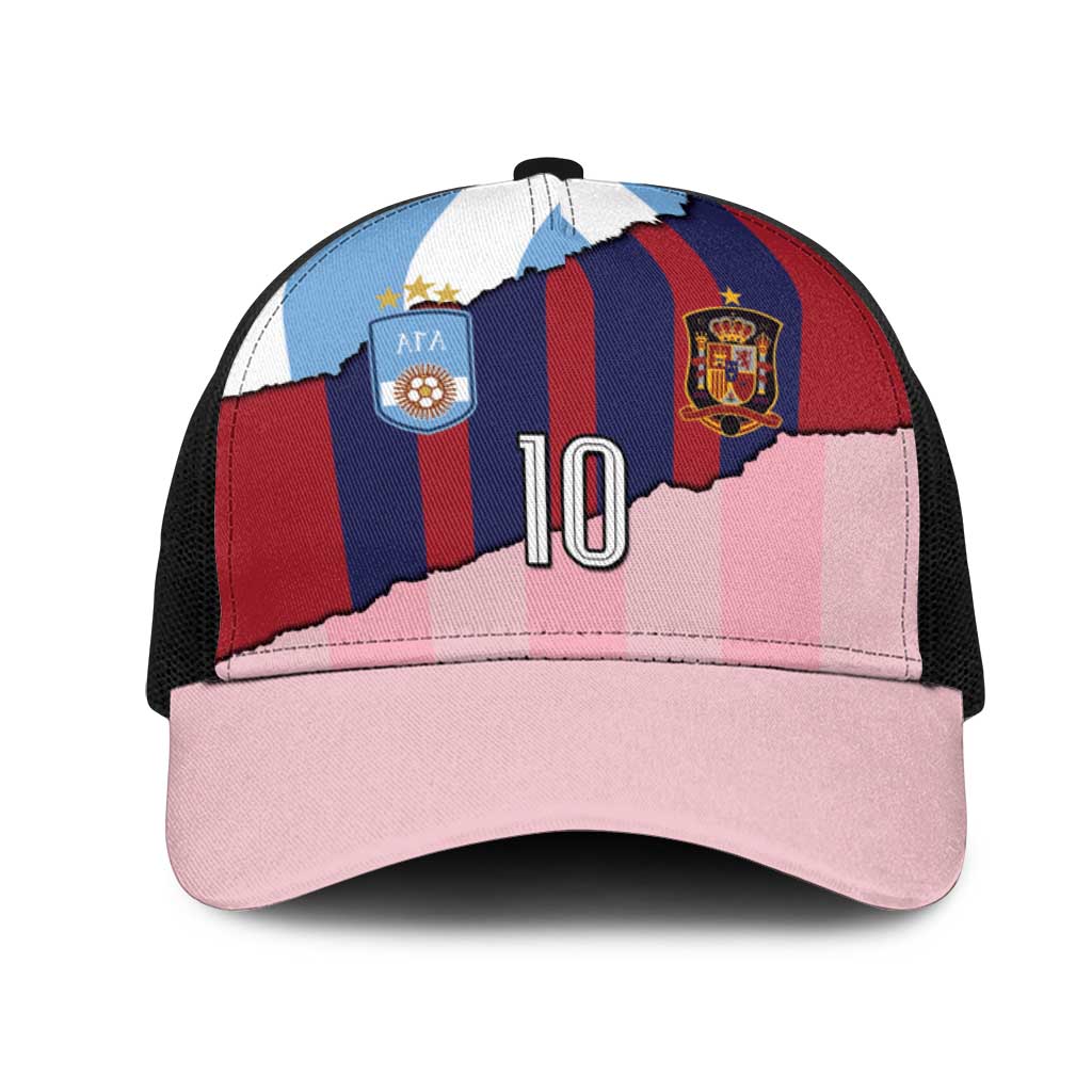Custom Argentina and Spain Mesh Trucker Cap Trio Special Vintage Edition