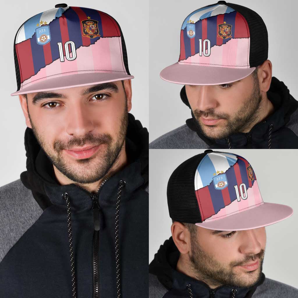 Custom Argentina and Spain Mesh Trucker Cap Trio Special Vintage Edition