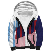 Custom Argentina and Spain Sherpa Hoodie Trio Special Vintage Edition