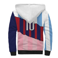 Custom Argentina and Spain Sherpa Hoodie Trio Special Vintage Edition