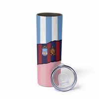 Custom Argentina and Spain Skinny Tumbler Trio Special Vintage Edition