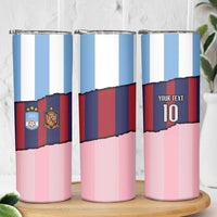Custom Argentina and Spain Skinny Tumbler Trio Special Vintage Edition