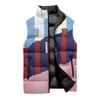 Custom Argentina and Spain Sleeveless Puffer Jacket Trio Special Vintage Edition
