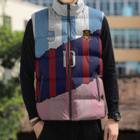 Custom Argentina and Spain Sleeveless Puffer Jacket Trio Special Vintage Edition