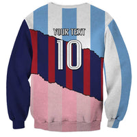 Custom Argentina and Spain Sweatshirt Trio Special Vintage Edition