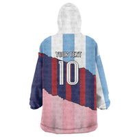 Custom Argentina and Spain Wearable Blanket Hoodie Trio Special Vintage Edition