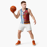 Custom Argentina and Spain Basketball Jersey 2026 Battle Finalissima