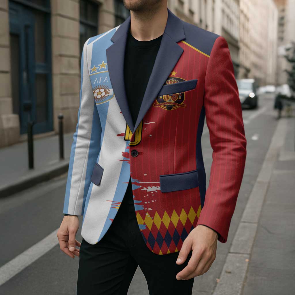 Custom Argentina and Spain Blazer 2026 Battle Finalissima