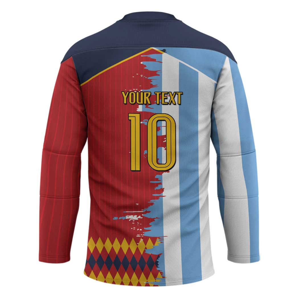 Custom Argentina and Spain Hockey Jersey 2026 Battle Finalissima