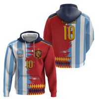 Custom Argentina and Spain Hoodie 2026 Battle Finalissima