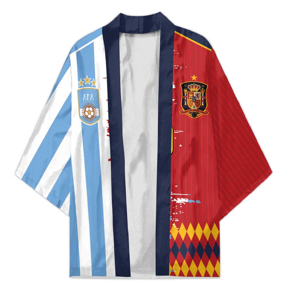 Custom Argentina and Spain Kimono 2026 Battle Finalissima