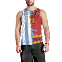 Custom Argentina and Spain Men Tank Top 2026 Battle Finalissima