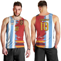 Custom Argentina and Spain Men Tank Top 2026 Battle Finalissima