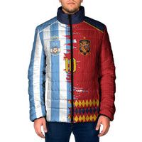 Custom Argentina and Spain Padded Jacket 2026 Battle Finalissima