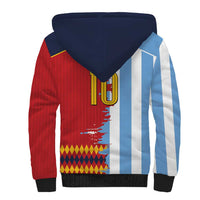 Custom Argentina and Spain Sherpa Hoodie 2026 Battle Finalissima
